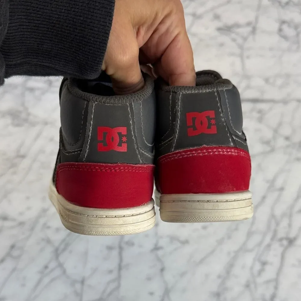 DC Toddlers Gray Spark High RS High Top Size 9